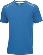 Koszulka tenisowa wilson nvision elite crew, niebieska, rozmiar L, używana