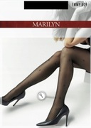 Wzorzyste rajstopy . rajstopy damskie fantazyjne roz.3/4 czarne - Marilyn