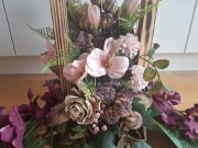 Wieniec wiązanka cmentarz Stroik Wszystkich Świętych Lampion