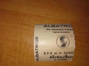 Nici bawełniane Albatros etykieta papierek metka owijka Ariadna Łódź