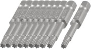 Sourcing map 10 szt. Bitów Torx T15 1/4” x 50 mm – magnetyczne (stal S2)