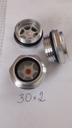 Wziernik oleju 30x2 z oringiem aluminiowy