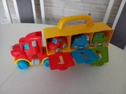 Ciężarówka speedy 3 samochodziki dźwięk jeździ 