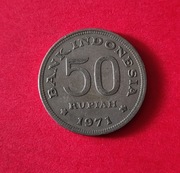 Moneta 50 rupii 1971, Indonezja