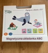 Magnetyczne klocki ABC Układanka kartonowa dla dzieci Nauka literek