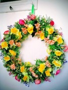 Sprzedam wianek wiosenny na drzwi 
