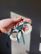 Zawieszki ozdoby choinkowe makrama na choinkę handmade