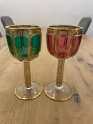 Kieliszki / puchary (kryształ) Moser 1900 / OKAZJA/UNIKAT (2 SZT)          