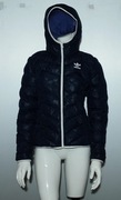 adidas damska kurtka puchową z kapturem rozmiar 38