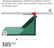 Amonida Tester elastyczności w pozycji siedzącej i sięgającej 