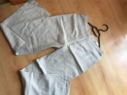 Spodnie LEN /WISCOZA R.38 wysoki stan DAGON