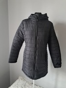 Czarna kurtka dłuższa 40/L Beloved jesień wiosna ocieplana