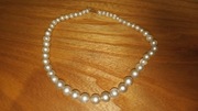 Naszyjnik perły białe stan bdb