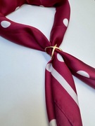 Zestaw apaszka chustka chusta pierścień szalik z pierścieniem 