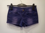 Szorty jeansowe Denim Co. XXS 32 granatowe krótkie spodenki denim stretch