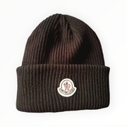Moncler czapka zimowa beanie Czarna