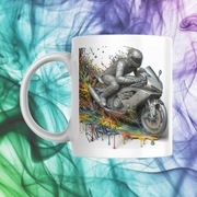 kubek 330 ml z motocyklistą 
