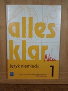 Alles klar 1.  Język niemiecki. Zeszyt 