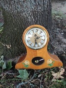 Zegar kominkowy mechaniczny GDR lata 60/70,retro,