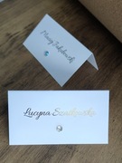 Winietki na stół weselny / imprezę Princessa Elegancja & Blask