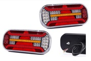 Lampy tylne uniwersalne LED 12-36V 6-funkcyjna LEWA 