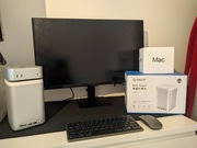 Mac Mini M4/27" 4K monitor/1TB SSD+4TB HDD/Windows 11/Office/KB+Mouse/Hub