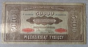Banknot 50000 marek polskich 1922 