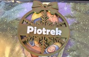 Ozdobne zawieszki na choinkę. Personalizacja imion