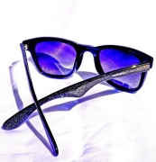 Okulary Carrera by Jimmy Choo A6000 czarne brokat sparkling sunglasses 