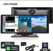 Carplayer z Androidem auto. Z kamerą z przodu i tyłu.