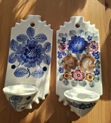 Świecznik scienny włocławek  vintage x 2