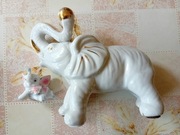 Słonik porcelanowy Duży + bonus