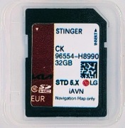 Aktualizacja map KIA Stinger Gen 5 EU 2025