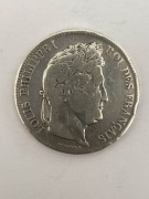 LOUIS-PHILIPPE I  ROI DES FRANCAIS srebro 900/1000 "Bardzo rzadka"