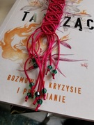 Ręcznie pleciona zakładka do książki