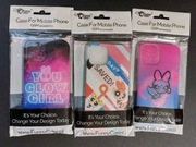 Zestaw 3 etui plecki Funny case Iphone 12 pro max