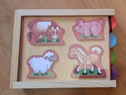 układanka drewniana