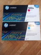 Tonery HP CLJ 3600 502 Magenta i Cyan