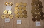 165 sztuk  2 zł  lata 2000-2014 w klaserach