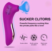 Masażer intymny ssący | Różowy | Dyskretna wysyłka