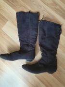 Graceland Kozaki Zamszowe Damskie, rozmiar 38