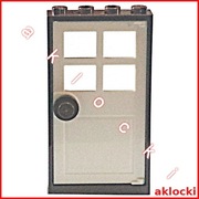 LEGO 60623 + 60596 + 4073 DRZWI 1 x 4 x 6 biały/brązowy