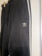Spodnie dresowe Adidas z zamkami Xs/S 