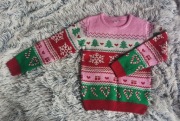 Sweter świąteczny na dziewczynkę Little Kids 128 cm