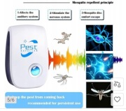 ULTRADŹWIĘKOWY ELEKTRYCZNY ODSTRASZACZ KOMARÓW , SZKODNIKÓW ,GRYZONI.