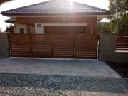 Brama harmonijkowa łamana automatyczna