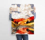 Widok z okna 1 - grafika na plakacie na A3