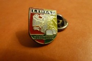 Libiąż Pow. Chrzanów 1. wersja Herb pin przypinka
