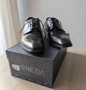 Pantofle męskie czarne Venezia rozmiar 41