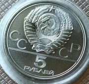 ZSRR 5 rubli 1977 r srebro